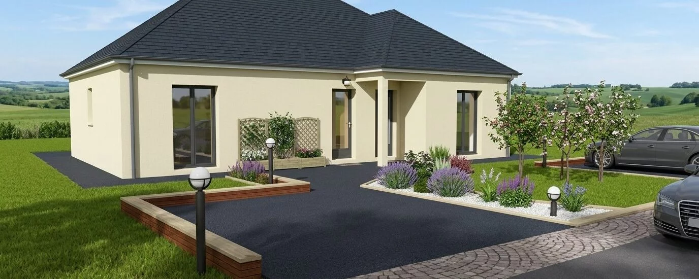 Maison contemporaine avec garage - modele 2 MAISON CMI